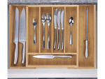 Organizátor zásuvek pro kuchyňské stoly bambus 7 dveří 39cm l