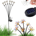 SOLAR-LED-GARTENLAMPE FAJERWERK AUF SPIESS FÜR DEN GARTEN 2 Stück