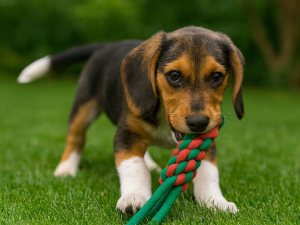 Jouet à mâcher pour chien corde à tirer corde tressée