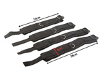 HANDCUFFS BDSM BED HARNESS SET FOR COUPLES ADJUSTABLE STRAPS BLACK