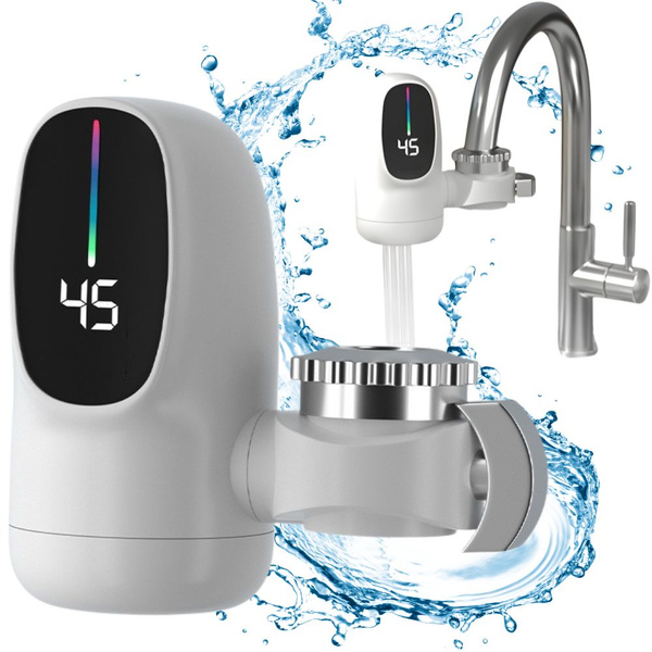 Boiler electric pentru robinet lcd 3000w instantaneu cu afișaj