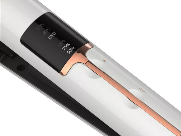 Hair straightener ceramic lcd 2in1 regulatory temperature power bank