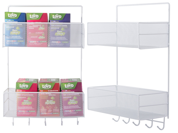 Металлический органайзер подвесная полка кухня полка ванная вешалка