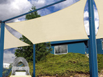 Sunshade téglalap alakú kerti vízálló vitorla 4x3m napellenző