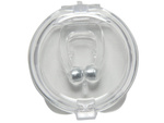 Magnetic clip against snoring nasal snoring