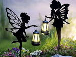 2 x LAMPĂ SOLARĂ DECORATIVĂ CU SENSOR DE AMURG LANTERNĂ DECORATIVĂ ELF FAIRY