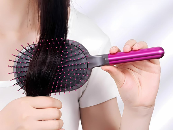 Masážní kartáč na rozčesávání vlasů pro masáž hlavy + hřeben