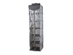 Organizator garderobe viseča polica s 6 policami 120cm