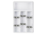 Cutlery drawer insert pull-out organiser