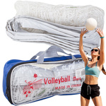 Volleyballnetz 9,5x1m mit seil und strandsporttasche