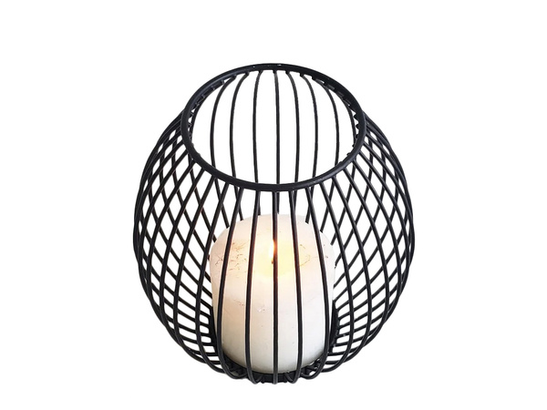 Bougeoir décoratif en métal 1 pc lanterne home terrace