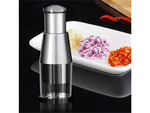 Rotary vegetable and fruit chopper for garlic hand chopper shredder
