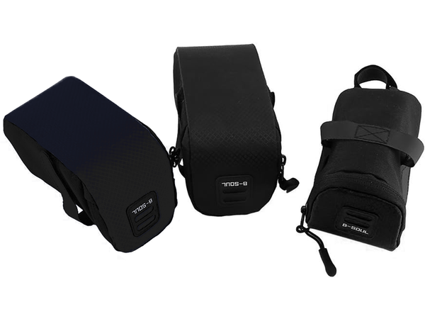 Under-saddle waterproof bicycle bag under-saddle pouch