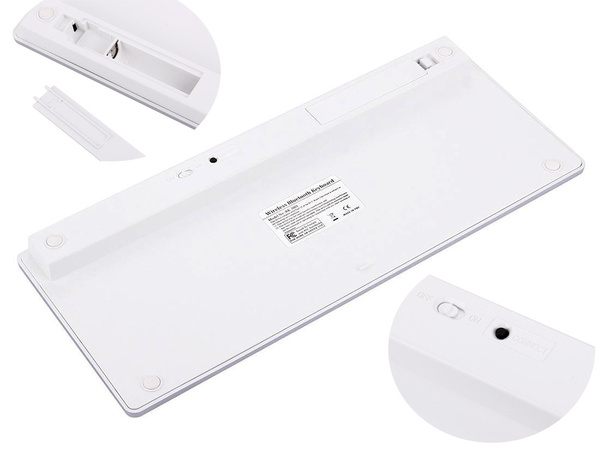 Brezžična tipkovnica bluetooth za pc ipad mac majhna tanka nizkoprofilna