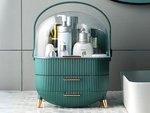 Cosmetics organiser with drawers spacious large handle elegant