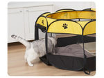 Enclos pliable pour chien lit pour animal de compagnie cage pour chat grand chenil léger