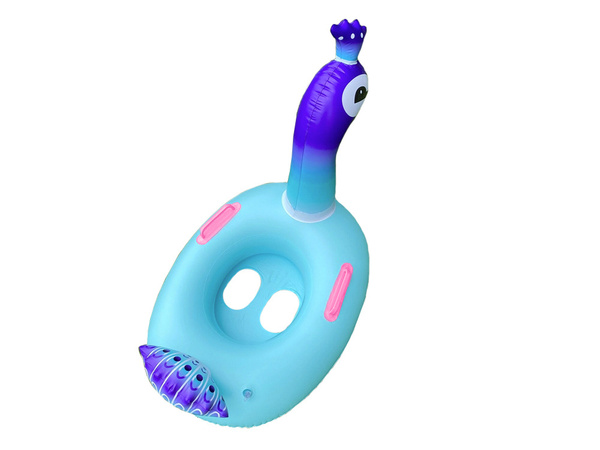 Pequeña rueda de pavo real inflable para la natación del bebé en el agua de la piscina 60cm