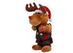 Rennes de noël dansant et chantant peluche de noël
