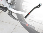 Bicicletă stand picior reglabil picior biciclete aluminiu lateral