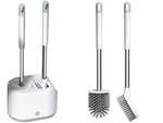 Brosse de toilette en silicone set wc set double 2in1 toilet