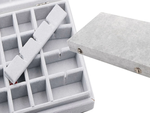 Cutie de bijuterii organizator display suede