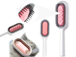 Brosse à poils de chien en silicone 3 en 1 pour le lavage des poils de chat