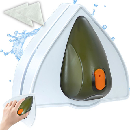 Obojestranski set magnetnih brisalcev oken z močno gobico za gobico