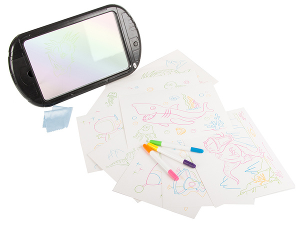 Grafický tablet viedol neónové kresliace plniace pero