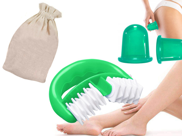 Silicone chinese bubble set body massager
