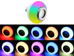 Led värviline pirn rgb kõlar bluetooth puldiga