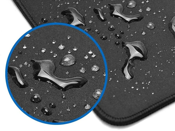 Žaidimų klaviatūros pagalvėlė xxl 90x40 cm anti-slip black