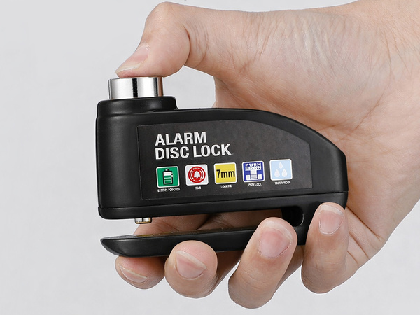 BLOQUEO DE MOTOCICLETA CON ALARMA DE 110 DB PARA EL DISCO DE FRENO SENSOR DE MOVIMIENTO