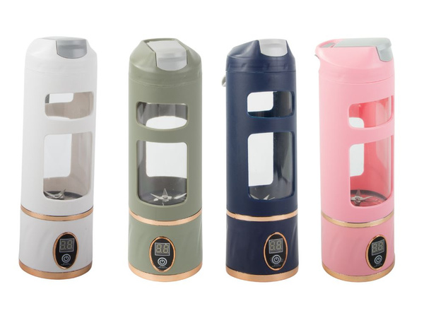Licuadora de vaso portátil taza mixer eléctrico usb 8 cuchillas smoothie
