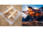 Stand de feu de camp portable pliable pour le camping