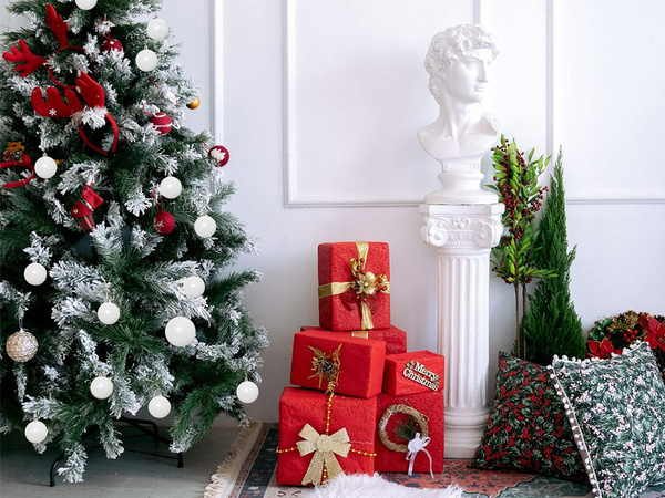 Bombki choinkowe na choinkę 8cm zestaw 20szt bombka święta nietłukące