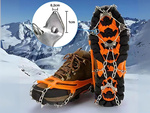 Hiking crampons for shoes in the mountains spikes chains anti-slip 36-40