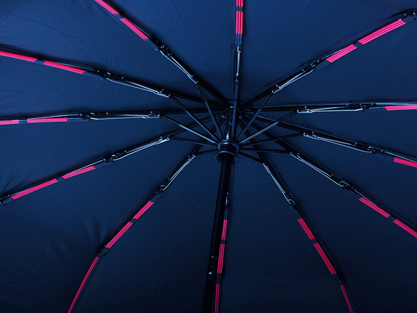 Dáždnik skladací dáždnik automatický čierny unisex elegantný veľký decentný