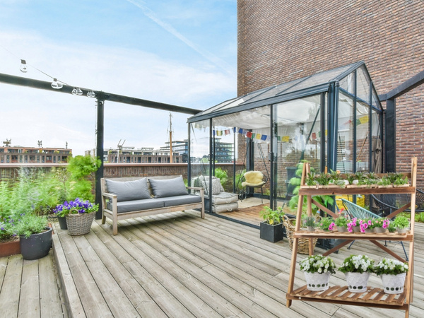 Jardinera alta jardinera de madera estanteria de 3 niveles