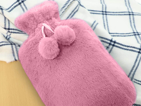 Peluche caoutchouc thermofor chauffant grand en couverture fourrure douce