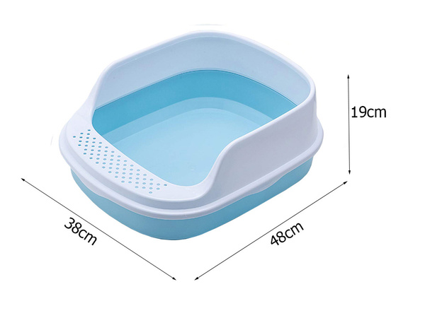 Lahtine kasside pesakast koos soldna raamiga allapanu jaoks + suur labidas