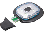 PODZIMNÍ ZIMNÍ ČEPICE S LED SVÍTILNOU ČERNÁ USB 3 REŽIMY SVĚTLA