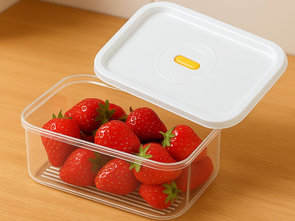 Food container with lid airtight kitchen organiser 1000ml