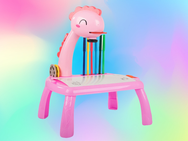 Projektor rzutnik do rysowania stolik tablica mazaki dla dzieci flamastry