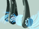 Ventilateur de cou climatiseur portable batterie rechargeable sans fil