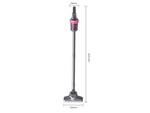 Upright hoover bagless handheld 2in1 100w 4 hepa nozzles