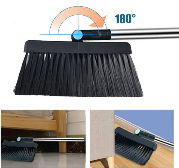 Set de balayage brosse de balayage balayette bâton de nettoyage brosse pour paresseux