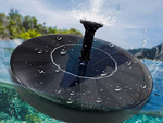 Solar garden fountain pump floating pond