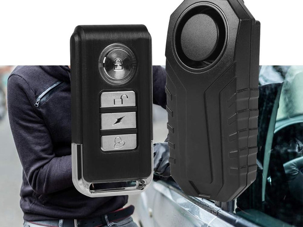 Głośny alarm rowerowy na motor klakson antykradzieżowy zabezpieczenie pilot