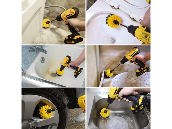 Ščetke za čiščenje vrtalnika/vijačnika 3 kosi