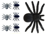 Halloween araña 4 piezas grandes decoración espeluznante